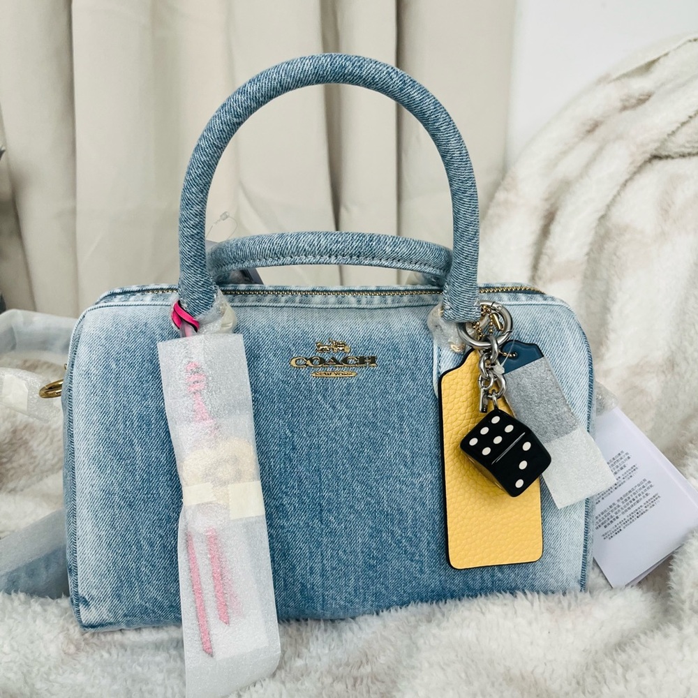 SOLD on fb- Coach Loved Denim Medium Rowan